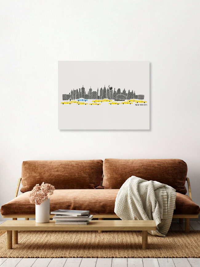 Wandbild 'NYC Skyline' – Kunst von Fox And Velvet als Poster oder Acrylglasbild