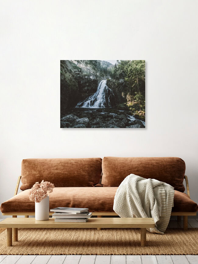 The Gollinger Waterfall, Österreich – Fotokunst von Quentin Strohmeier als Poster oder Acrylglasbild