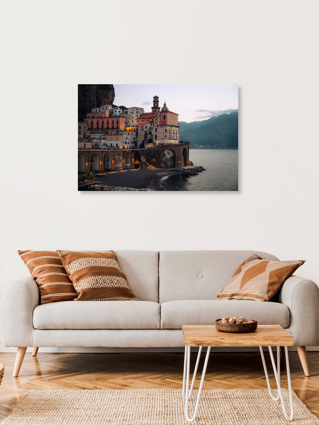 Atrani sunrise series I, Italy – wall art by André Alexander as Poster or Acrylic Glass Print