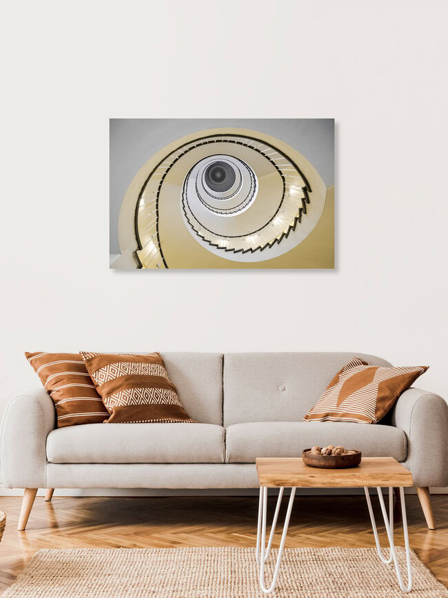 Wendeltreppe, Deutschland – Fotokunst von Rafael Dols als Poster oder Acrylglasbild