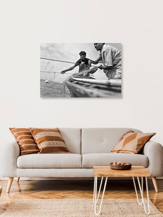 Fishing in the bay of Bengal, Bangladesh – wall art by Jakob Berr as Poster or Acrylic Glass Print