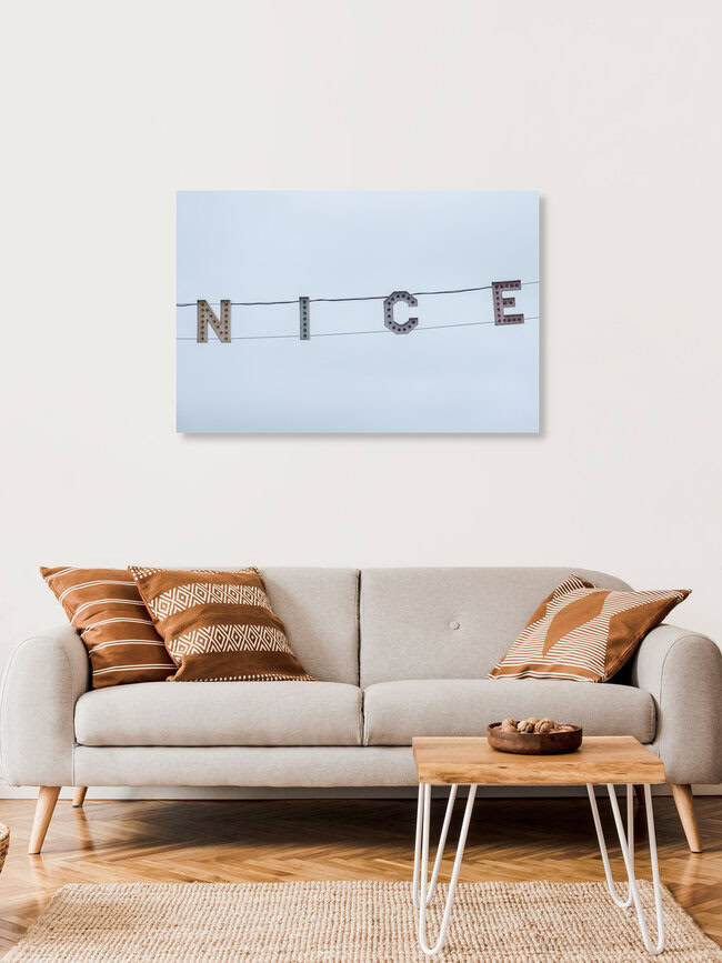 NICER, United States – wall art by Roman Becker as Poster or Acrylic Glass Print