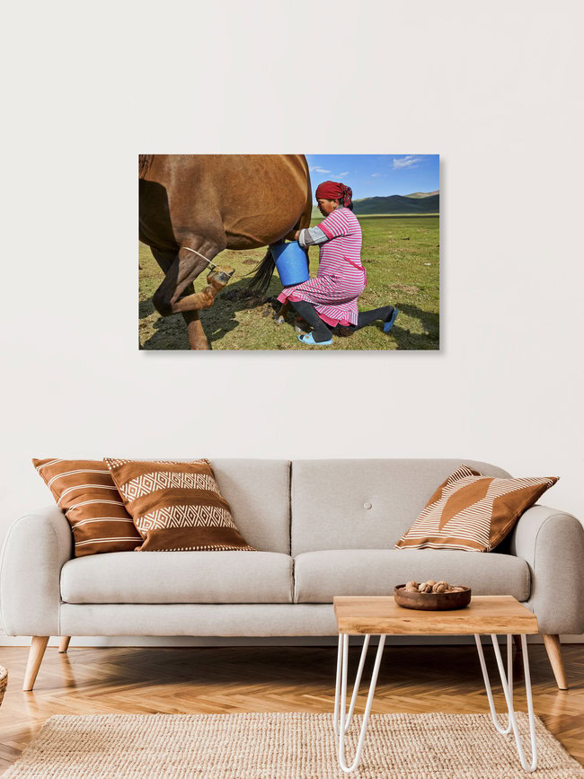 Stutenmilch, Kyrgyzstan – wall art by René Ruis as Poster or Acrylic Glass Print