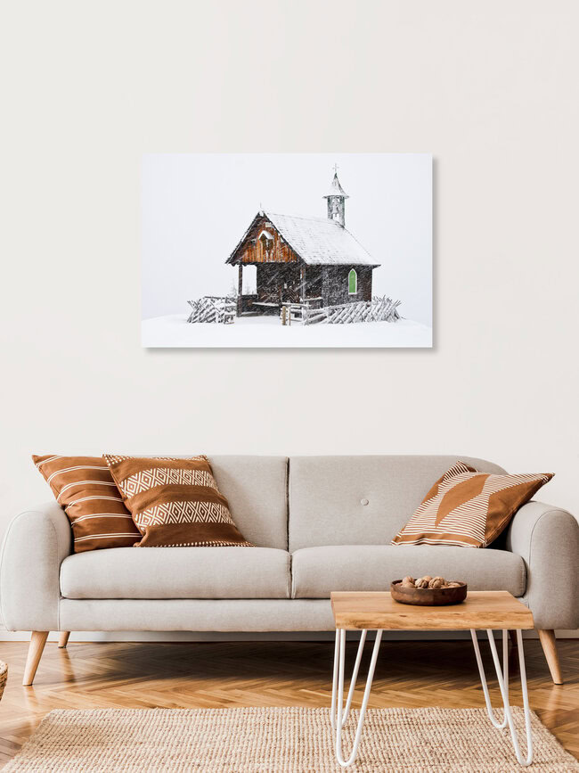 Winter at the Alps of Austria, Austria – wall art by Johannes Netzer as Poster or Acrylic Glass Print