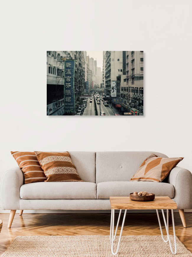 Hong Kong, Hong Kong – Fotokunst von Michael Wagener als Poster oder Acrylglasbild