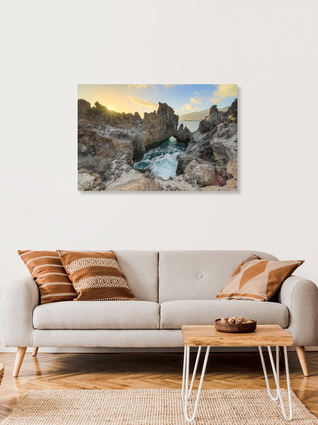Tenerife Charco del Diablo, Spain – wall art by Michael Valjak as Poster or Acrylic Glass Print