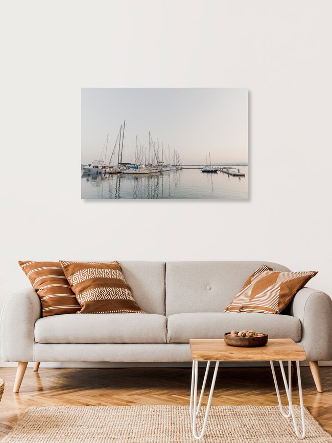 Port in Italy, Italien – Fotokunst von Photolovers . als Poster oder Acrylglasbild