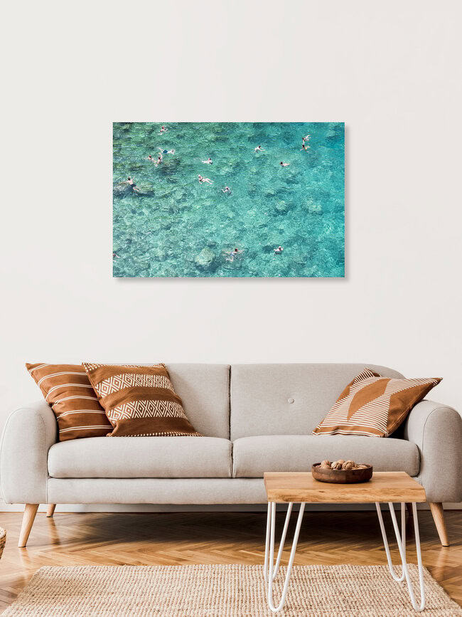 Swimming in the mediterranean sea - 2, Italy – wall art by Photolovers . as Poster or Acrylic Glass Print