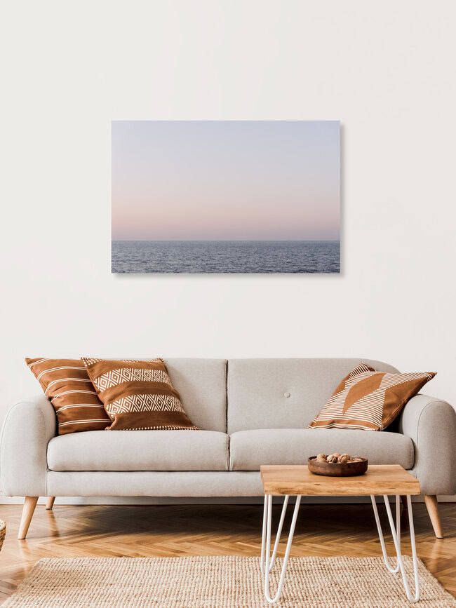Purple sunset in Italy, Italy – wall art by Photolovers . as Poster or Acrylic Glass Print