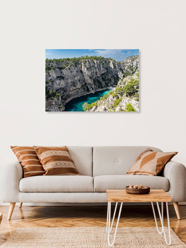 Calanque d'En-vau, France – wall art by Eva Stadler as Poster or Acrylic Glass Print