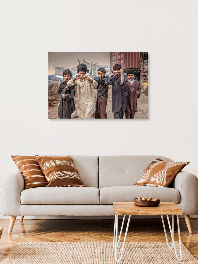 Der große Kampf, Pakistan – Fotokunst von Matthias Barth als Poster oder Acrylglasbild