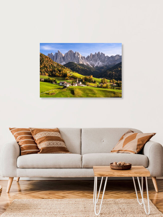 Autumn in South Tyrol, Italy – wall art by Achim Thomae as Poster or Acrylic Glass Print