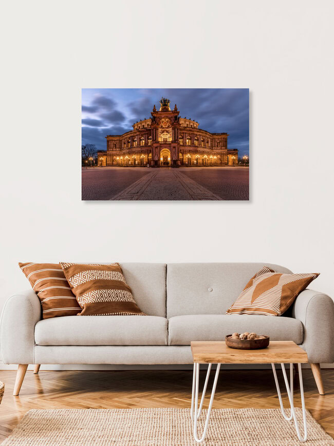 Semperoper Dresden, Deutschland – Fotokunst von Achim Thomae als Poster oder Acrylglasbild