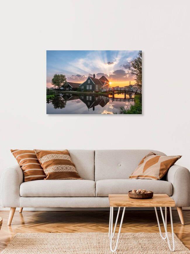 Sunrise in the Netherlands, Netherlands – wall art by Achim Thomae as Poster or Acrylic Glass Print
