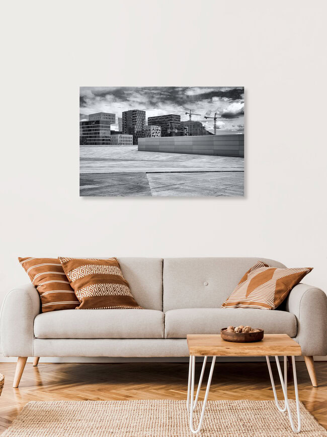 Stadtbild, Norway – wall art by Saskia Gaulke as Poster or Acrylic Glass Print