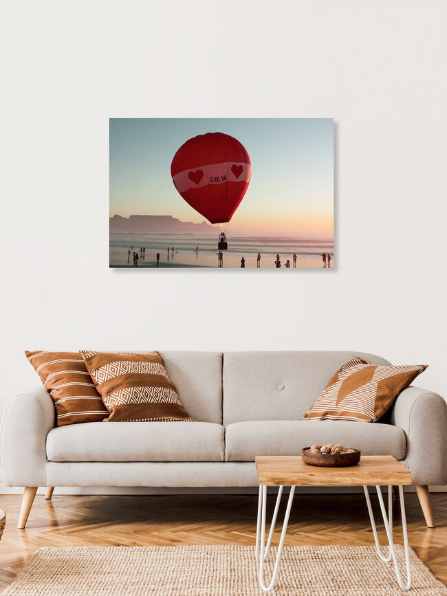 Ballonfahrt am Kap, Südafrika – Fotokunst von Udo Behrends als Poster oder Acrylglasbild