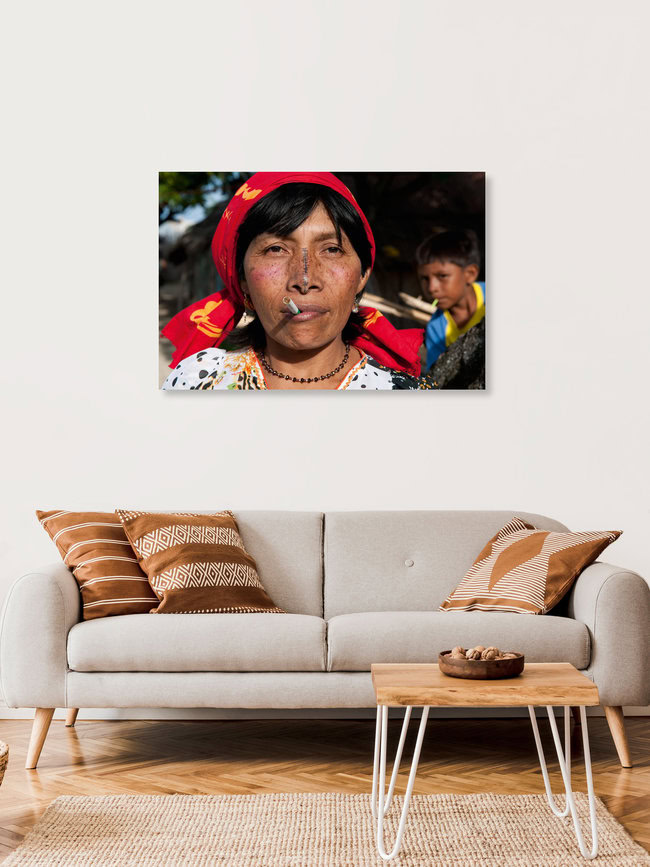 Beim Chicha-Fest, Panama – wall art by Sarah Hrapia as Poster or Acrylic Glass Print
