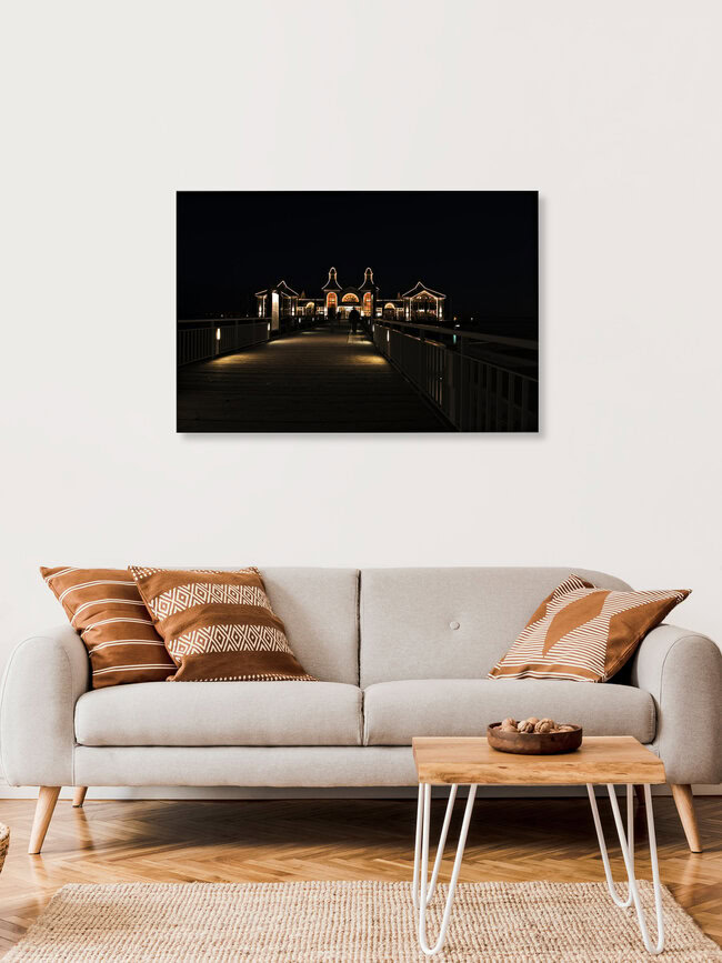 Seebrücke, Germany – wall art by Karin Dederichs as Poster or Acrylic Glass Print