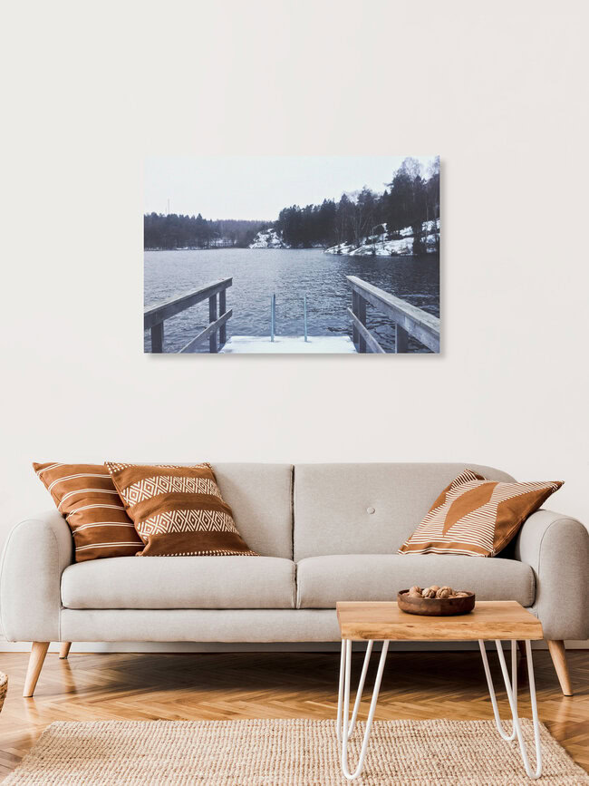 Silent Lake, Sweden – wall art by Luca Maini as Poster or Acrylic Glass Print