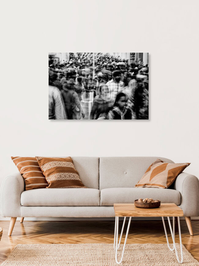 people, Indien – Fotokunst von Jagdev Singh als Poster oder Acrylglasbild