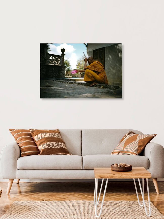 Cambodia Battambong, Kambodscha – Fotokunst von Jim Delcid als Poster oder Acrylglasbild