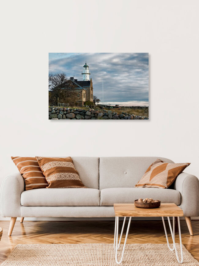 Das Haus am Meer, Sweden – wall art by Silvia Becker as Poster or Acrylic Glass Print