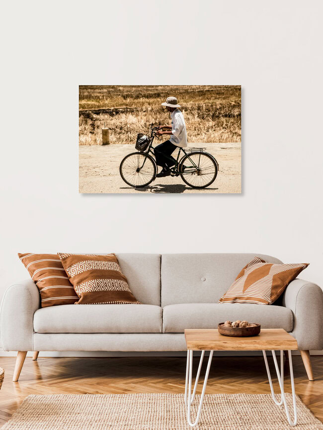 Heimradeln, Vietnam – Fotokunst von Steffen Rothammel als Poster oder Acrylglasbild