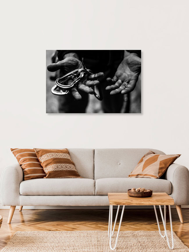 The Climber Hands, Argentina – wall art by Juan Pablito Bassi as Poster or Acrylic Glass Print