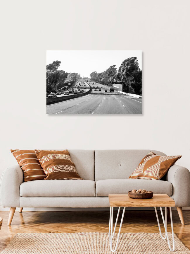Freeway, United States – wall art by Lars Jacobsen as Poster or Acrylic Glass Print