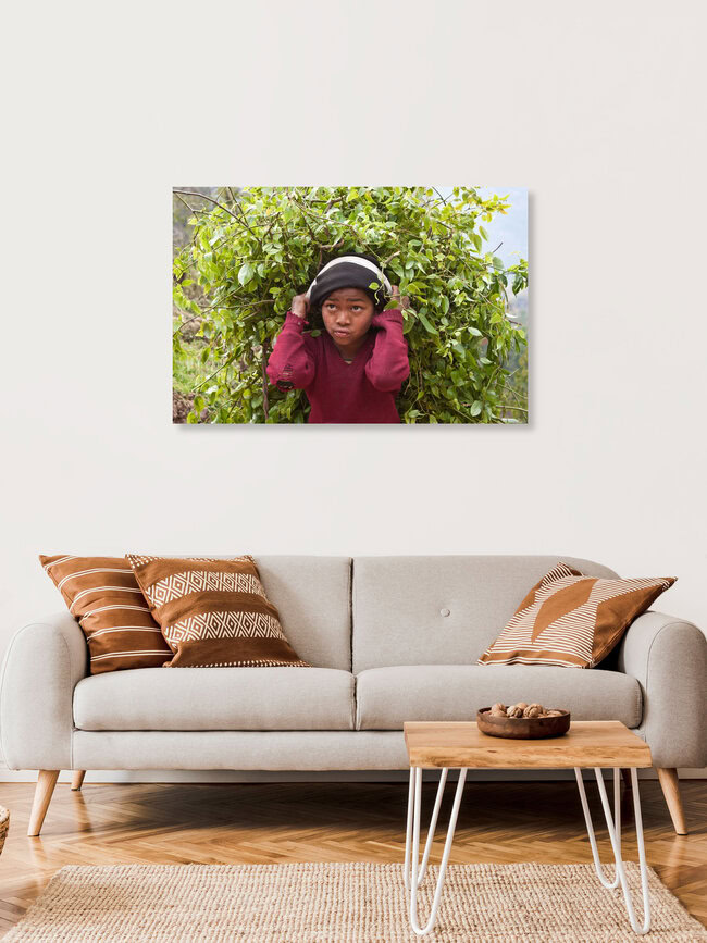 Branch Boy, Afghanistan – wall art by Tom Sabbadini as Poster or Acrylic Glass Print