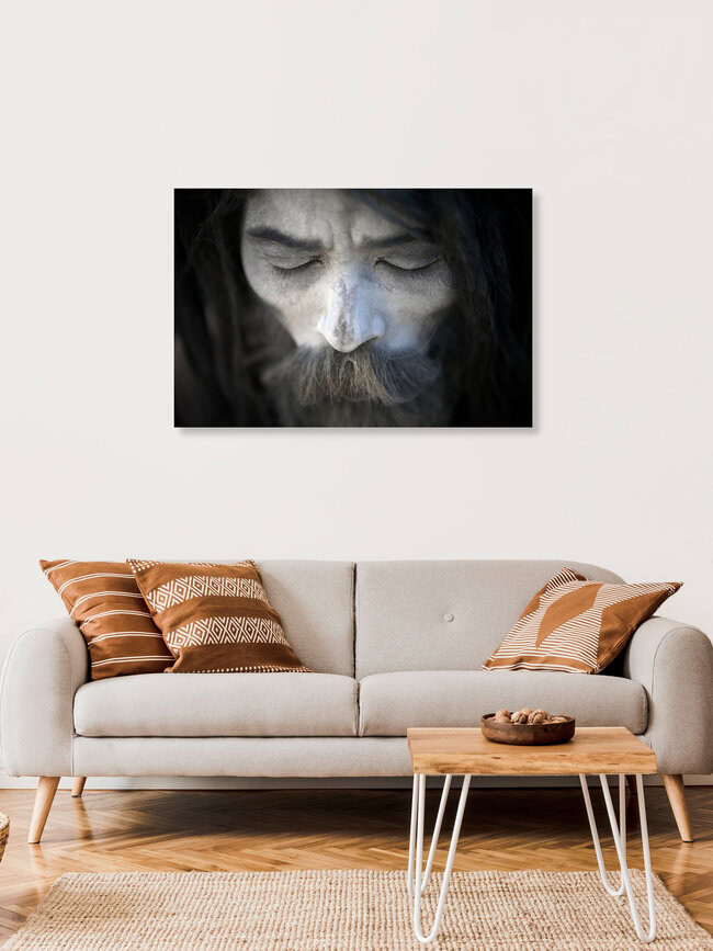 Baba G, Indien – Fotokunst von Ingetje Tadros als Poster oder Acrylglasbild