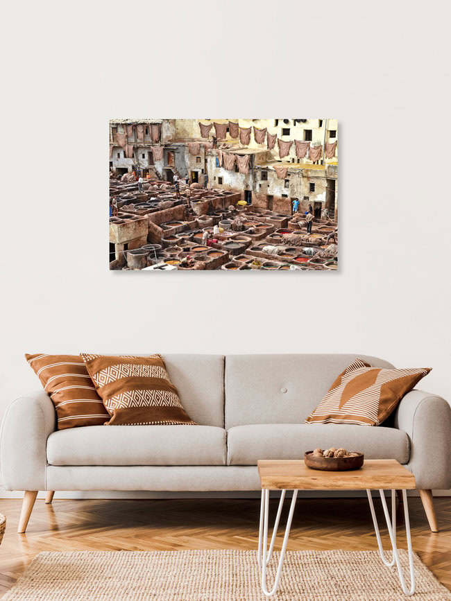 Gerberviertel in Fes, Morocco – wall art by Renate Reichert as Poster or Acrylic Glass Print