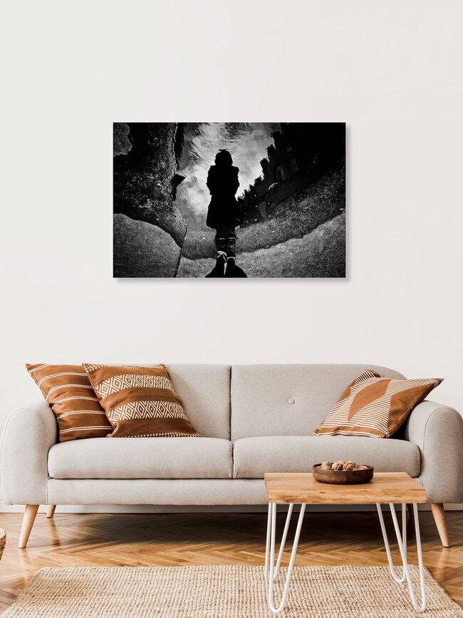 Pfütze, Polen – Fotokunst von Alicja Brodowicz als Poster oder Acrylglasbild