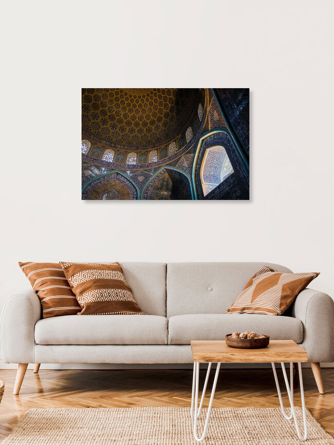 Sheikh Lotfollāh Mosque, Iran – Fotokunst von Chris Blackhead als Poster oder Acrylglasbild