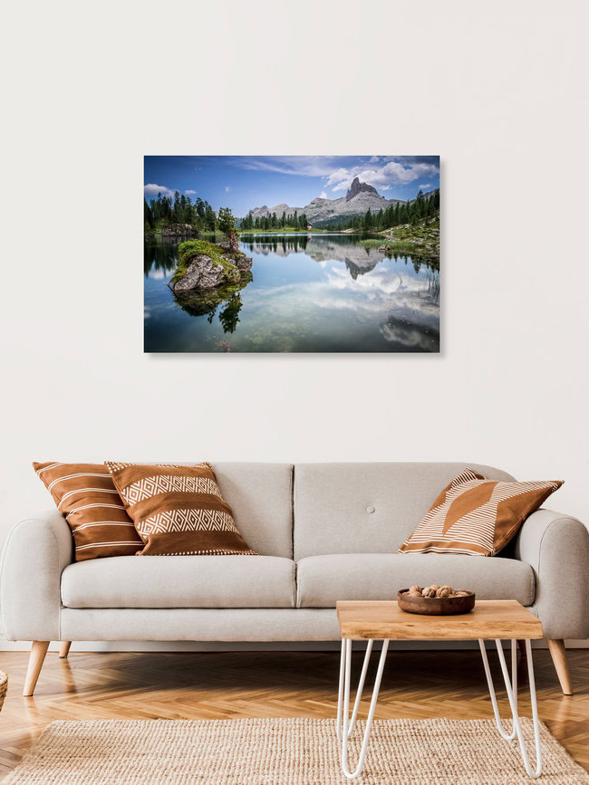 Lago di Federa, Italien – Fotokunst von Markus Van Hauten als Poster oder Acrylglasbild