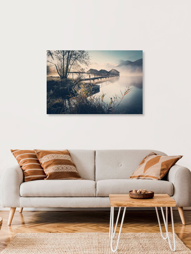 [:] morning haze [:], Germany – wall art by Franz Sussbauer as Poster or Acrylic Glass Print