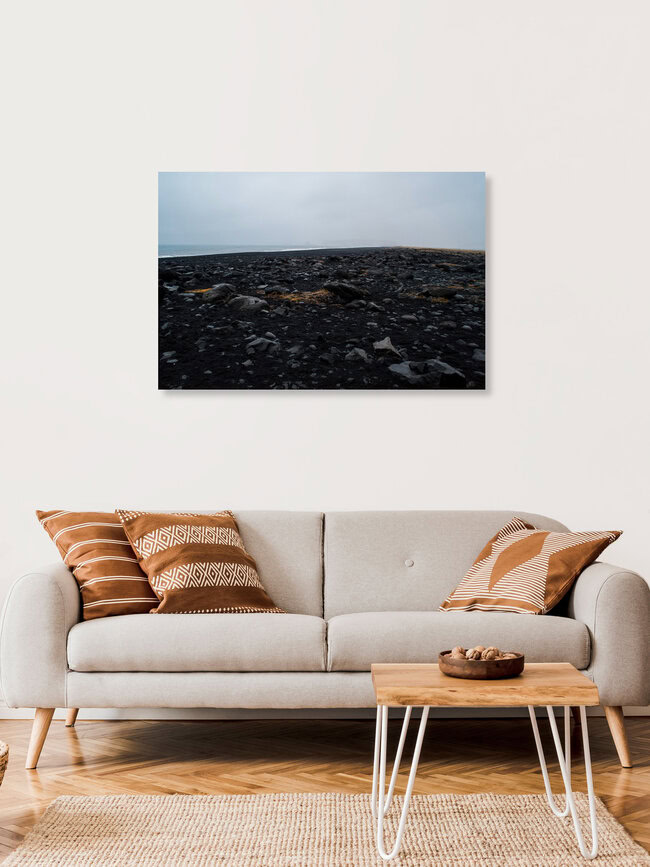 Black Beach - Iceland, Island – Fotokunst von Laura Droße als Poster oder Acrylglasbild