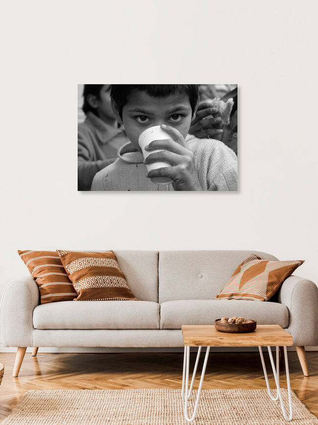 Eyes, Indien – Fotokunst von Jagdev Singh als Poster oder Acrylglasbild