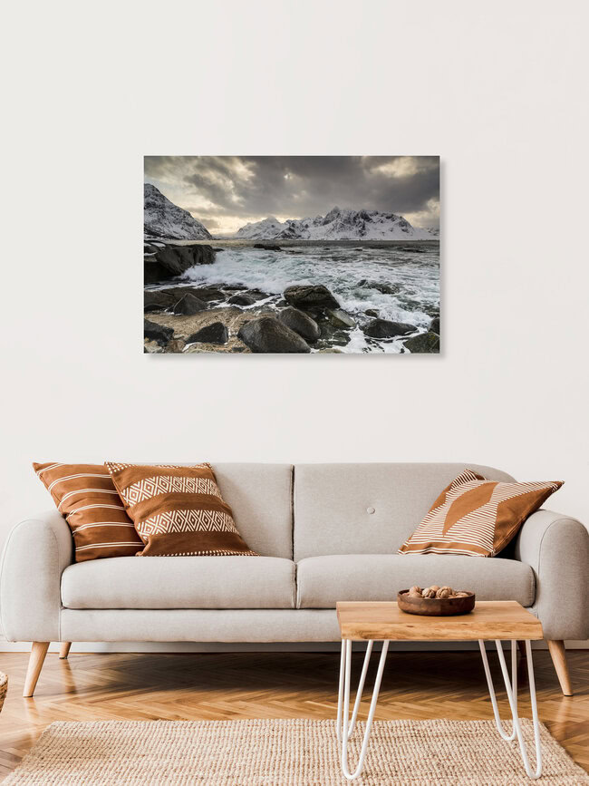 Vareid, Lofoten, Norwegen – Fotokunst von Mikolaj Gospodarek als Poster oder Acrylglasbild
