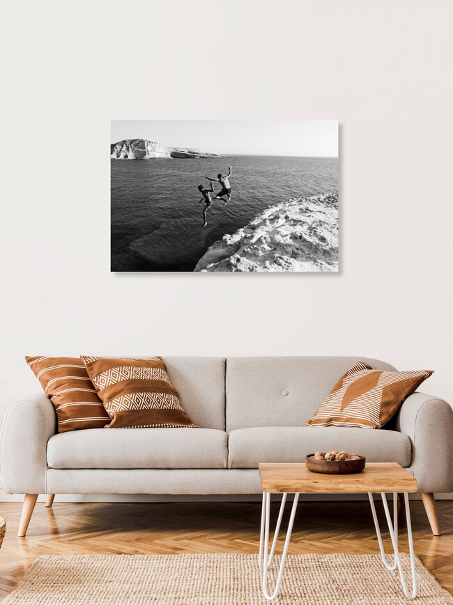 Jump into freedom, Italy – wall art by Emmanuele Contini as Poster or Acrylic Glass Print
