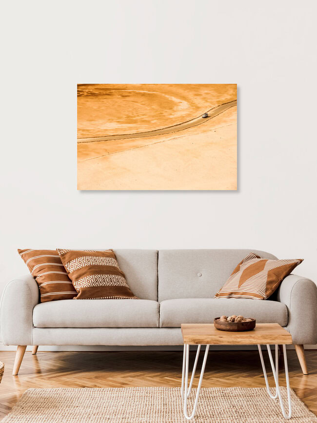 Desert Road, Sudan – Fotokunst von Christian Göran als Poster oder Acrylglasbild