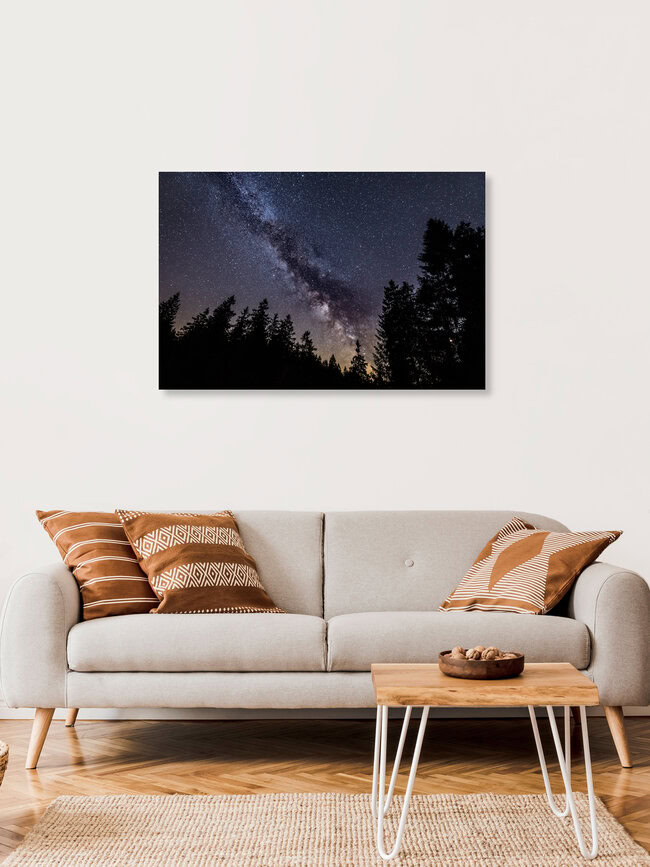 Die Milchstraße über uns, Deutschland – Fotokunst von Oliver Henze als Poster oder Acrylglasbild