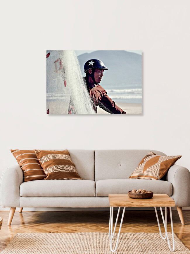 Fischer, Vietnam – Fotokunst von Thomas Junklewitz als Poster oder Acrylglasbild