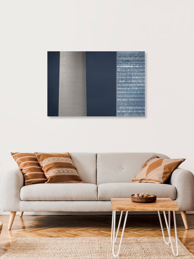 blue, Deutschland – Fotokunst von Klaus Lenzen als Poster oder Acrylglasbild