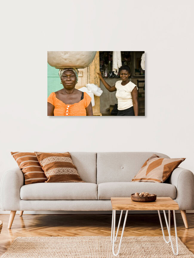 Take a picture of me! , Ghana – wall art by Antonia Bartning as Poster or Acrylic Glass Print
