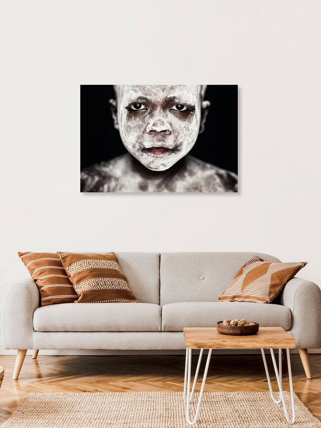 Black&White, Uganda – wall art by Victoria Knobloch as Poster or Acrylic Glass Print