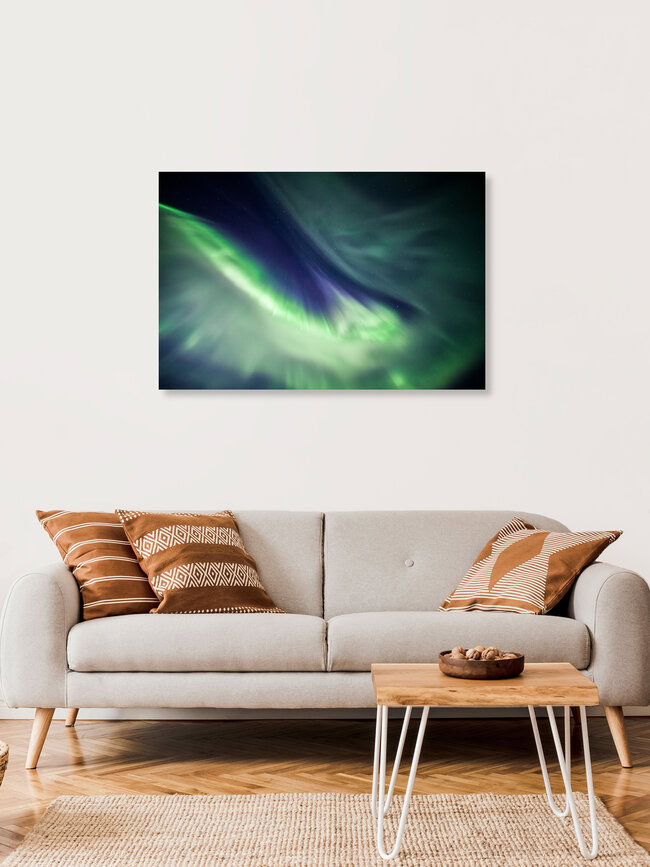 Sunstorm, Norwegen – Fotokunst von Sebastian Worm als Poster oder Acrylglasbild
