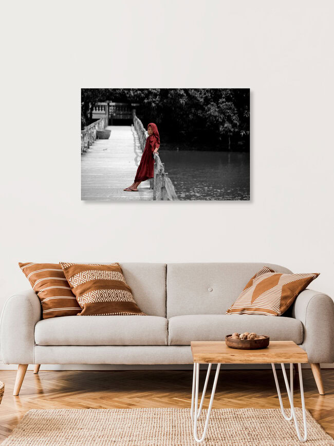 Youth, Myanmar – Fotokunst von Michael Stoll als Poster oder Acrylglasbild