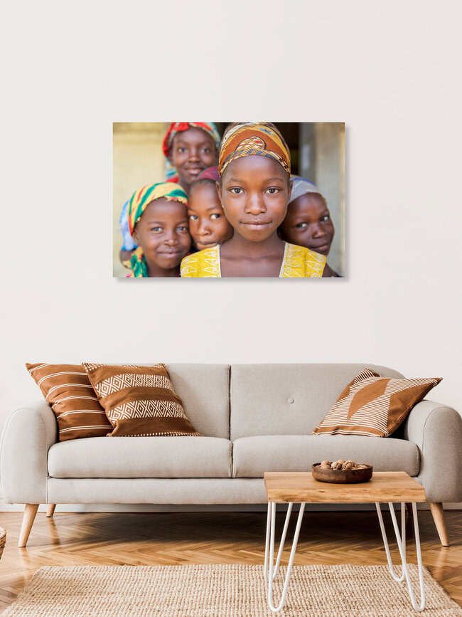 Ladies, Sierra Leone – Fotokunst von Miro May als Poster oder Acrylglasbild