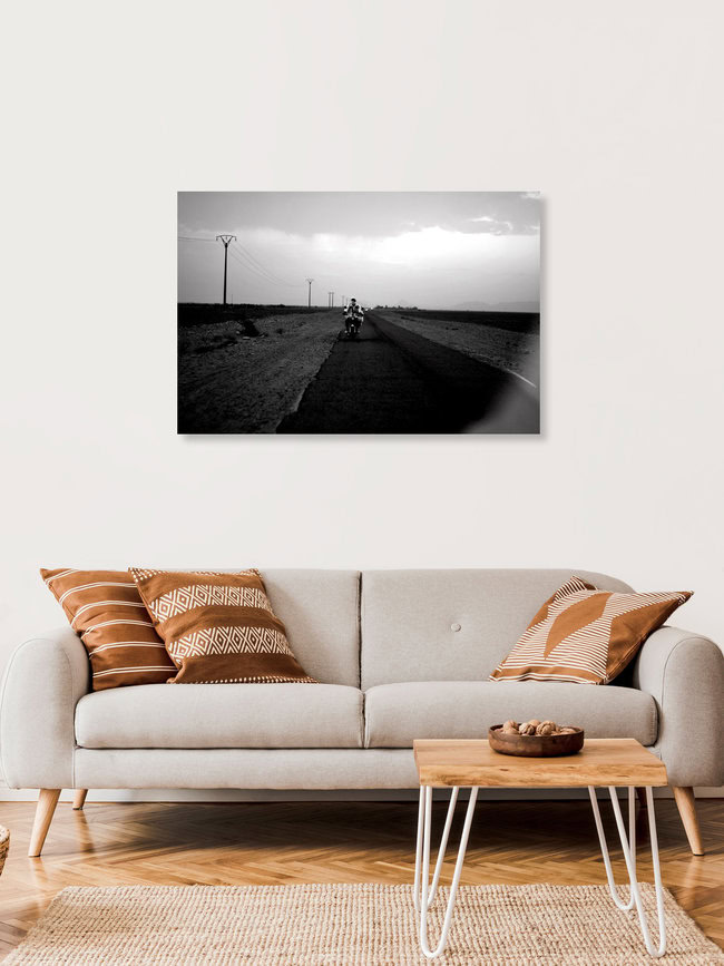 desert race., Morocco – wall art by Julia Hafenscher as Poster or Acrylic Glass Print